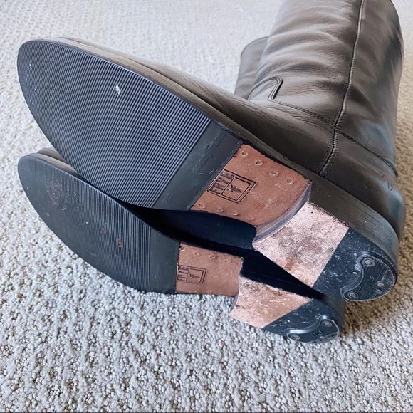 Frye black leather Melissa Button tall boot size 6.5 - Picture 8 of 13